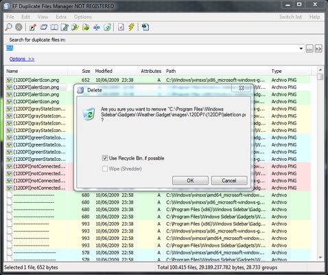 EF Duplicate MP3 Finder screenshot 1