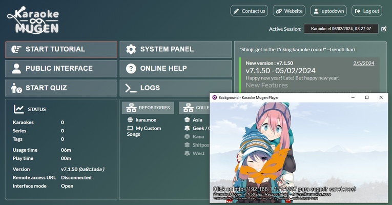 Karaoke Mugen screenshot 1