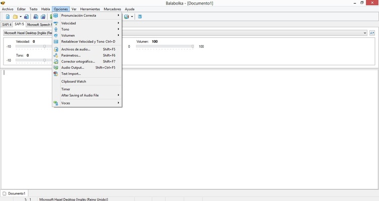 Balabolka Portable screenshot 1