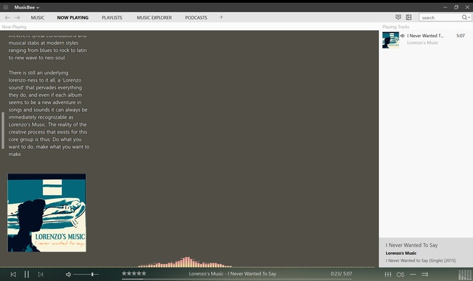 MusicBee Portable screenshot 1