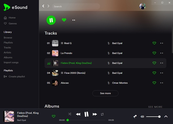 eSound screenshot 1