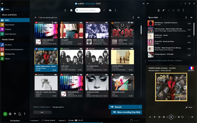 Audials Radio screenshot 1