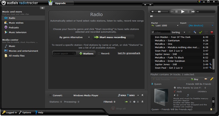 Audials Radio screenshot 1