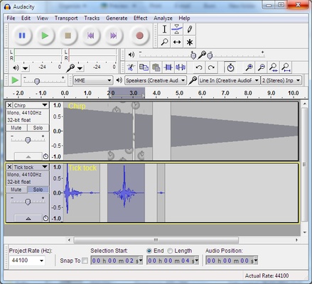 Audacity Portable screenshot 1