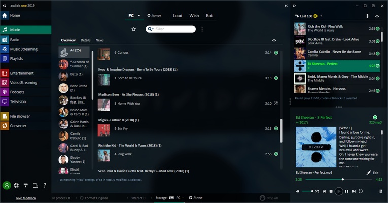 Audials One screenshot 1