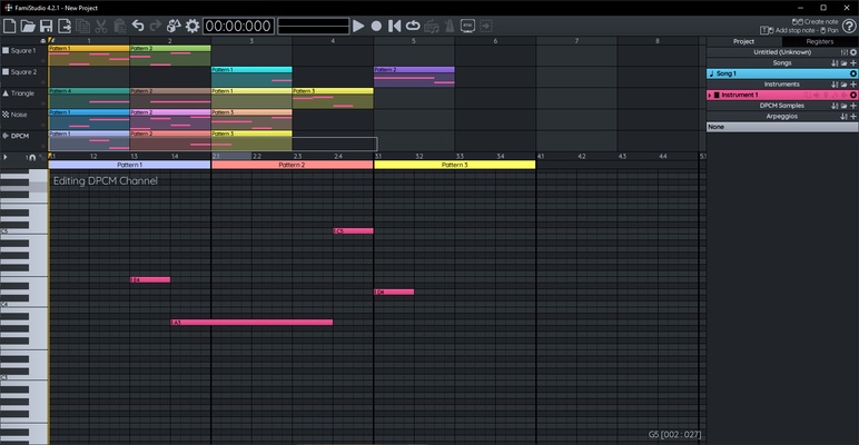 FamiStudio screenshot 1