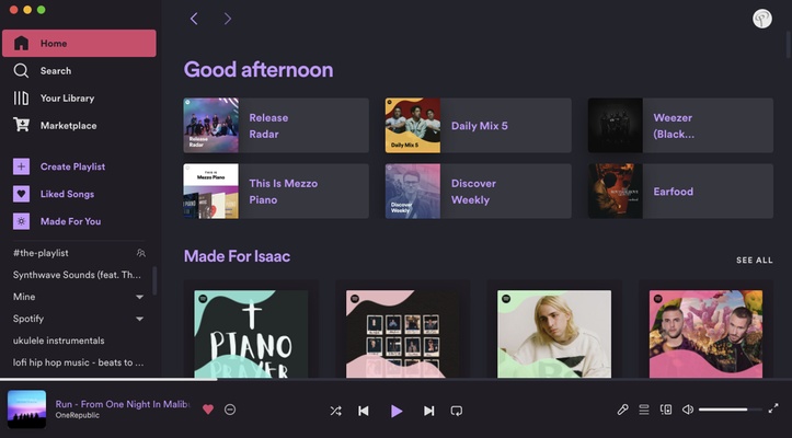 Spicetify screenshot 1