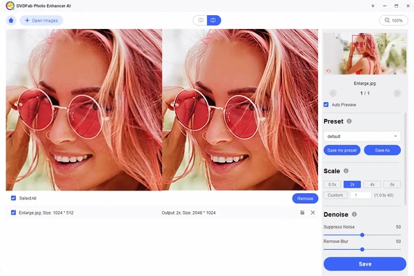 DVDFab Photo Enhancer AI screenshot 1