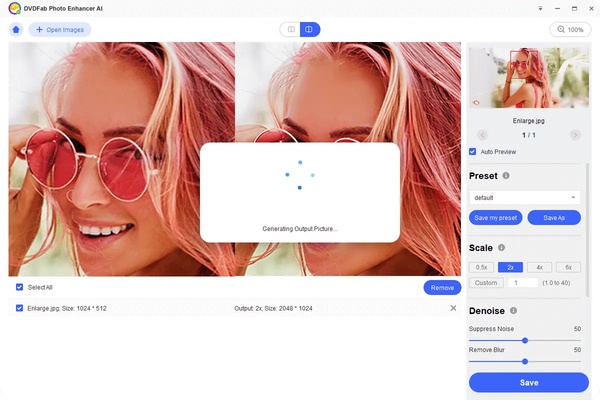 DVDFab Photo Enhancer AI screenshot 1