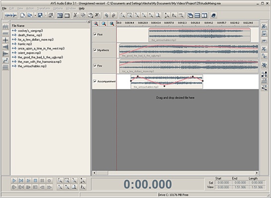 AVS Audio Editor screenshot 1