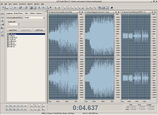 AVS Audio Editor screenshot 1