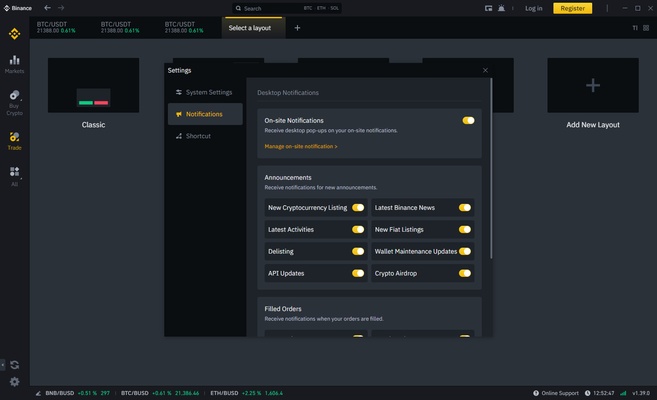 Binance screenshot 1
