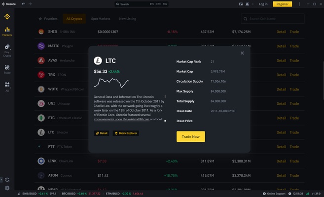 Binance screenshot 1