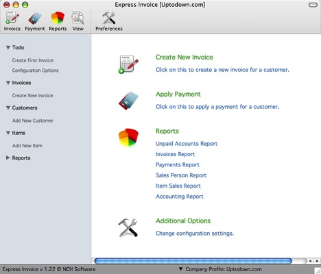Express Invoice Free Invoicing software screenshot 1