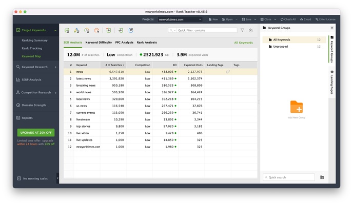 SEO PowerSuite screenshot 1