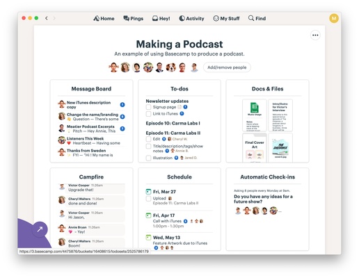 Basecamp screenshot 1