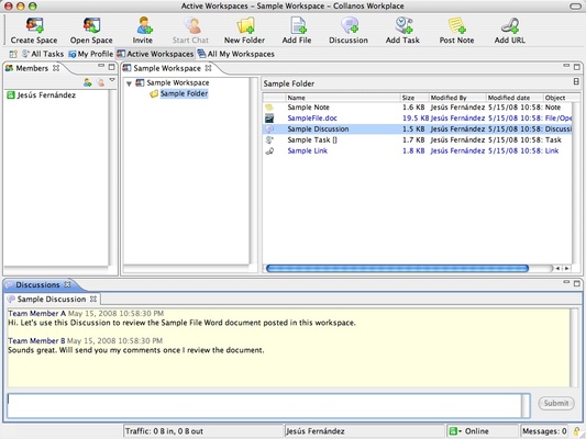 Collanos Workplace screenshot 1