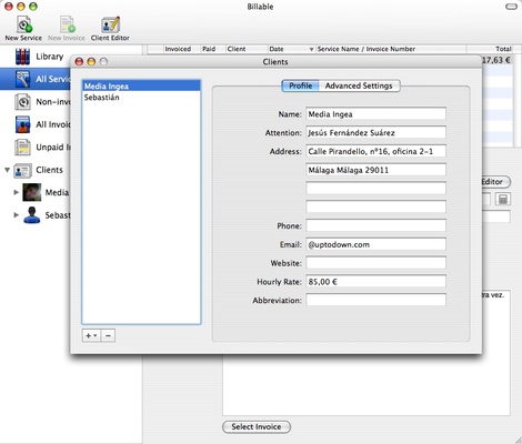 Billable screenshot 1