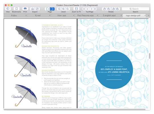 Cisdem DocumentReader screenshot 1