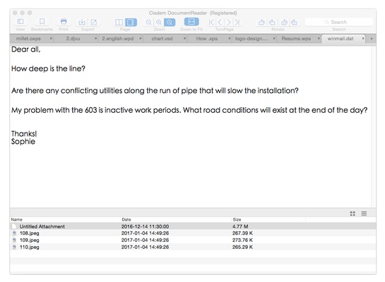 Cisdem DocumentReader screenshot 1