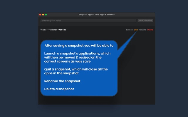Snaps Of Apps screenshot 1