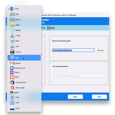 MacUncle OST Converter screenshot 1