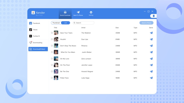 Xender - Share Music Transfer screenshot 1