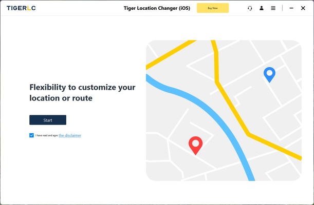 Tiger Location Changer screenshot 1