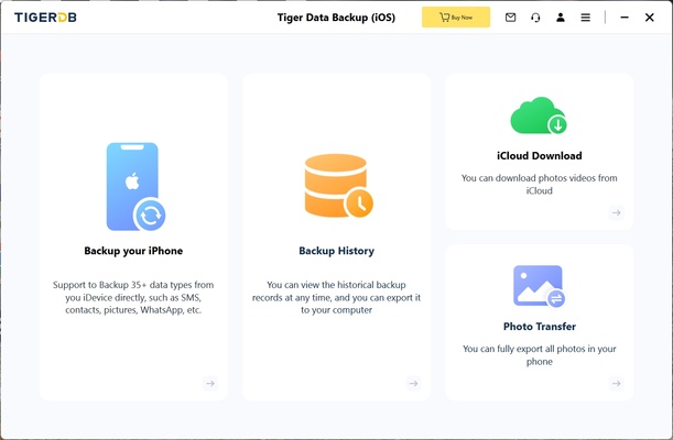 Tiger Data Backup screenshot 1