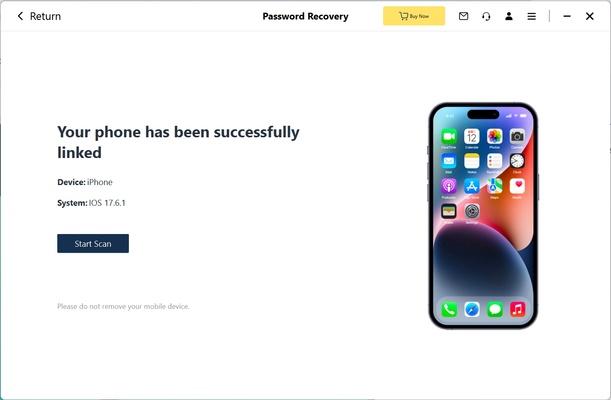 Tiger Password Recovery screenshot 1