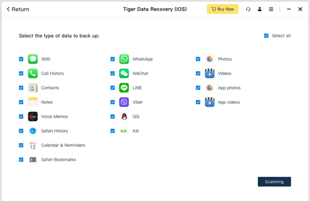 Tiger Data Recovery screenshot 1