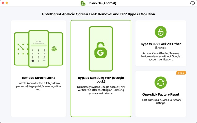 iToolab UnlockGo (Android) screenshot 1