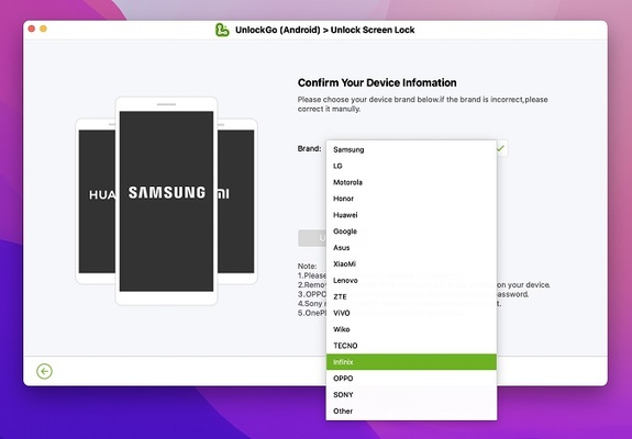 iToolab UnlockGo (Android) screenshot 1