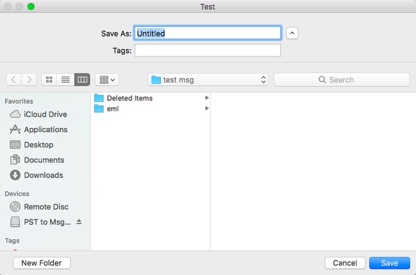 Mailvita PST to MSG Converter For Mac screenshot 1