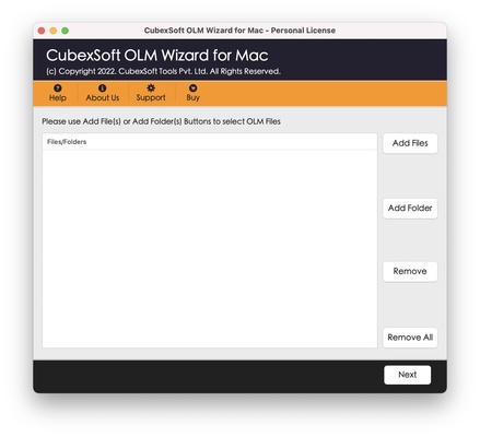 CubexSoft OLM Converter screenshot 1