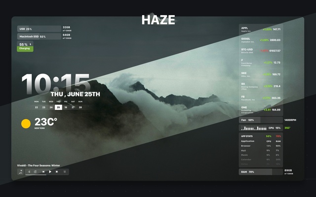 Widgetter - Custom Desktop screenshot 1