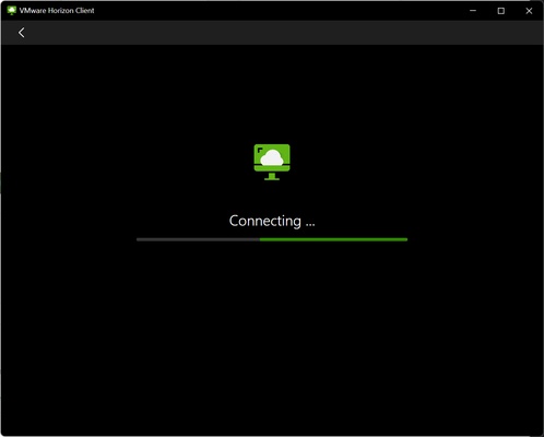 VMware Horizon Client screenshot 1
