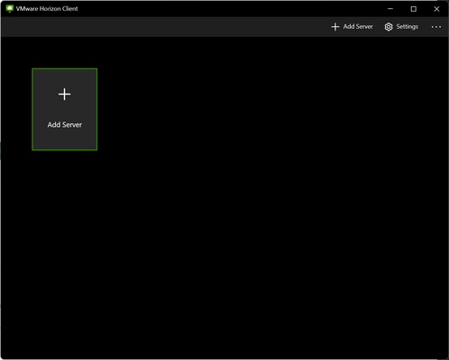 VMware Horizon Client screenshot 1