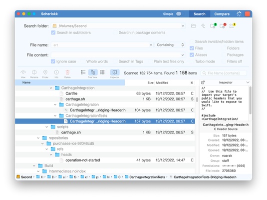 Scherlokk screenshot 1
