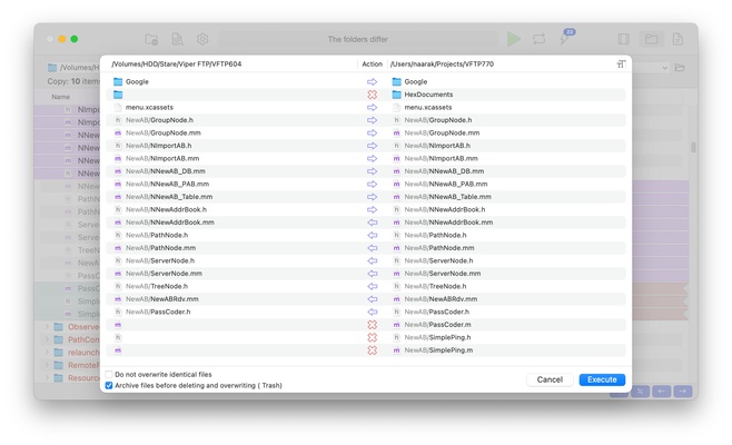 DirEqual screenshot 1