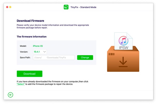 TinyFix screenshot 1