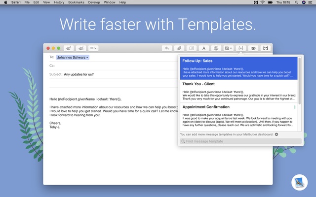 Mailbutler screenshot 1