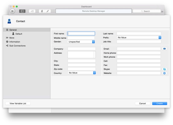 Remote Desktop Manager screenshot 1