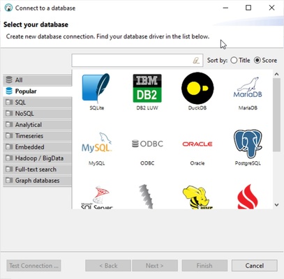 DBeaver screenshot 1