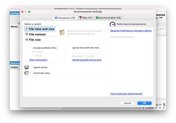 FreeFileSync screenshot 1