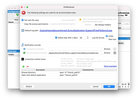 FreeFileSync screenshot 1