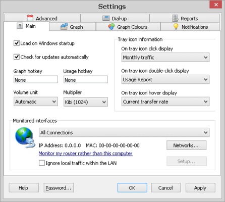 NetWorx screenshot 1