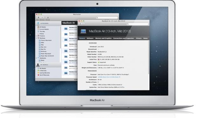 Mactracker screenshot 1