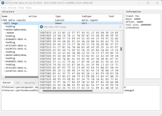 UEFITool screenshot 1