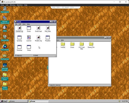Windows 95 screenshot 1